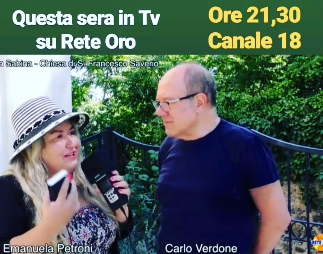 In DIRETTA... Emanuela Petroni presenta ANIME di CARTA in TV