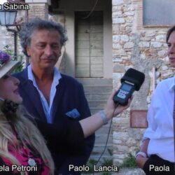 Emanuela Petroni presenta Paola Perego e Paolo Lancia Sindaco di Contigliano Rieti Sabina