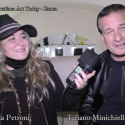 Tiziano Minichiello presentato in TV da Emanuela Petroni