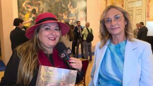 RIETI: Roberta Cuneo celebra l’arrivo del Ratto delle Sabine