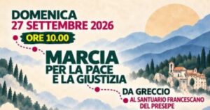 Greccio, marcia per la pace e dibattiti con enti e associazioni